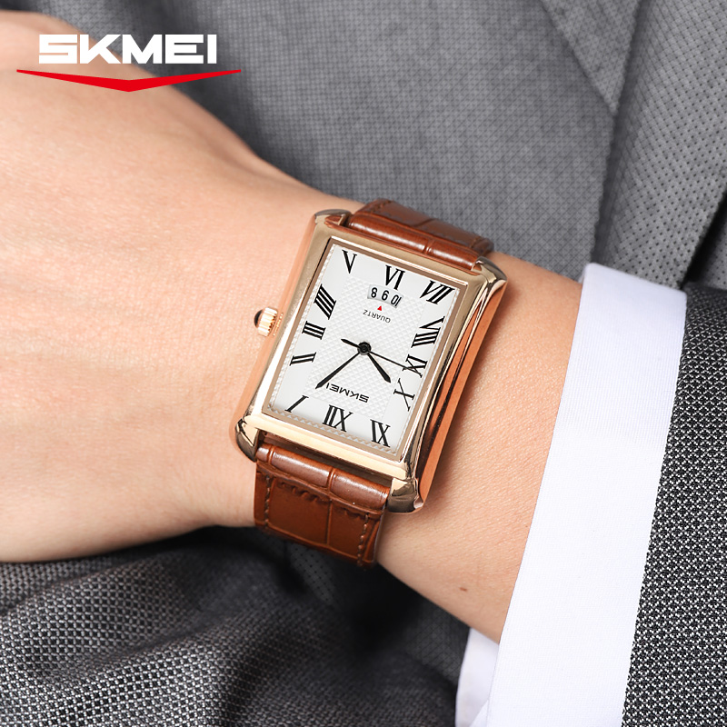 SKMEI 2575 Classic Men's Quart - Smartwatch Square Watches For Men reseña y precio