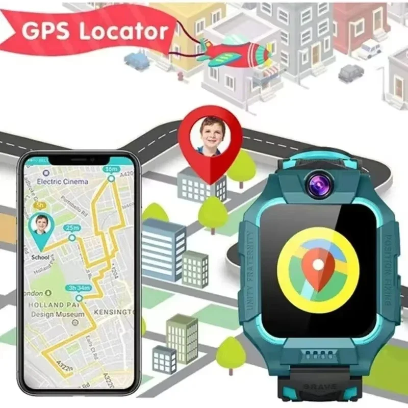 2026 Lenovo Waterproof Kids GP - Smartwatch Watches Gift For Boys With Gps reseña y precio